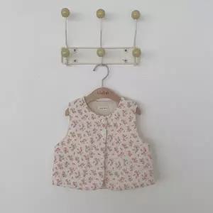 퐁듀 동백꽃조끼 26봄