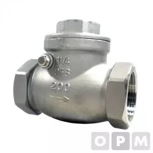 고품질 스테인리스 스윙 체크밸브 50A 배관용 수압 조절 밸브 (WFKKJUI)