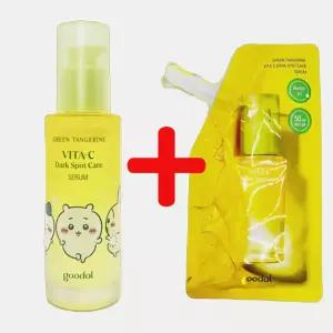 구달 청귤 비타C 잡티케어 세럼 50ml+50ml 대용량 리필 앰플