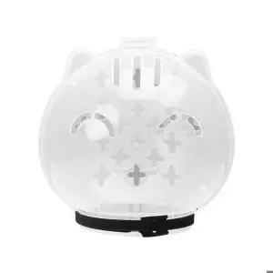 투명하고 있는 고양이 입마개 핥음 방지 긁힘 방지 고양이 스페이스 후드 미용 용품 물림 방지 헤드 커버