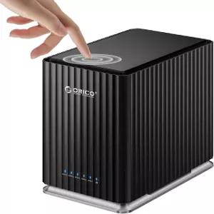 ORICO 5 Bay USB 3.1 하드 드라이브 인클로저 - 12V/10A 전원 어댑터가 있는 플러그 앤 플레이 DAS 가정용