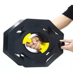 실용적인 케이블 깔끔한 휠 핸들 코드 빅 릴 전원 내열성 크랭크