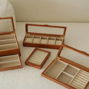 원목 악세사리 보관함 귀걸이 쥬얼리 반지함 보석함 예물