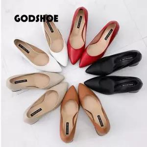 [갓슈] 어텀 7cm 하이힐 펌프스 수제화 스퀘어힐 여성구두 (S2736532)