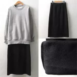 [강물처럼]위쉬몰 WW 데일리특기모스커트(7368H011) 빅사이즈 (S6308914)