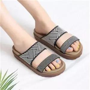 [오노마]ONM 여자 큐빅 이선 슬리퍼 사무실 학교 실내화 교사 신발 (S8180578)