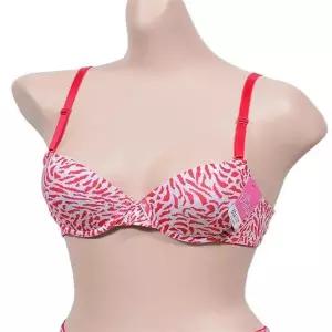 [오노마] ONM 호피무늬 패션 세련된 몰드 A컵 브라 여자속옷 20대 (S8650523)