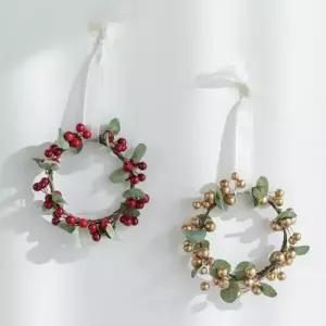 [텐바이텐]포홈 미니베리 크리스마스 리스 2color_(2248229)