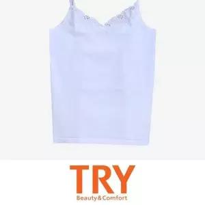 [오노마] ONM 트라이 순면 100% 소재 가슴라인 레이스 여성 끈 런닝 (S11877322)