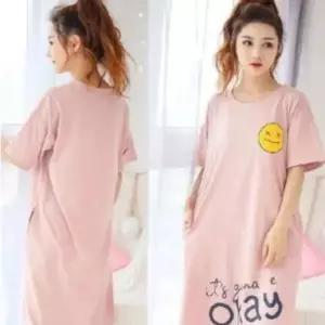 [오노마] ONM 스마일 스마일원피스 레터링  원피스 레터링원피 (S12077100)