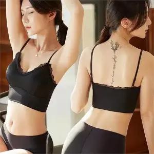 [오노마] ONM 스포츠 레이스 브래지어 노와이어 편한 골프 브라 탑 (S9721396)