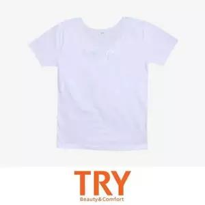 [오노마] ONM (트라이) 고급 순면 넥라인 레이스 여성 반팔 런닝 (S9871299)