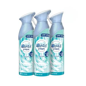 페브리즈 강력탈취 룸스프레이 린넨 앤 스카이 본품 165g 3개 상쾌함