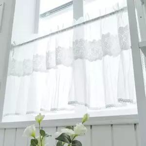 선반 바란스 공간분리 커튼 레이스 가림막 주방 앤틱 (WFHJAKU)