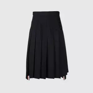 [톰브라운][국내배송] 톰브라운 여성 RWB 탭 드롭백 위빙 울 스커트 FGC400V 06146 420