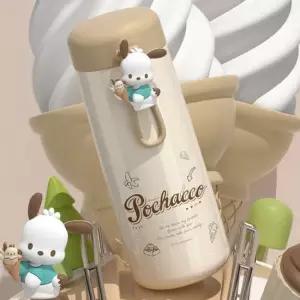 산리오 포차코 파스텔 스텐 텀블러 350ml 피규어텀블러 빨대물컵 휴대용보틀 캐릭터보틀