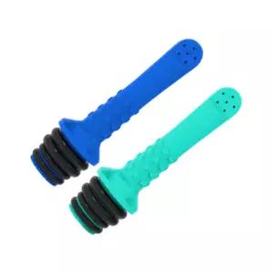 휴대용 비데 간이 여행용 수동 물병 연결 노즐 무전원 핸드 비상용 캠핑용 2p