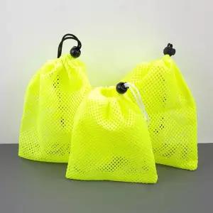 메쉬 스트링 파우치 복조리 주머니 네트백 복주머니 미니 선물 포장 소품 보관 2p
