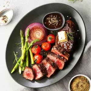 애슐리 블랙킹 스테이크 2인분 / 크리스마스 홈파티 밀키트 요리 음식