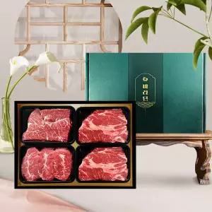 [바라던]신선한초이스 베스트3종 냉장육 총800g 선물세트 C세트 등심400g 부채살200g 살치살 200g