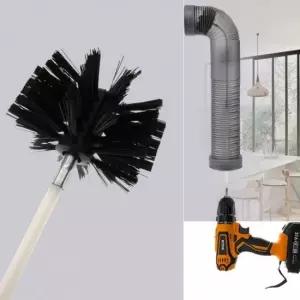 드릴 연통 브러쉬 통굴뚝 청소솔 연통청소도구 고기집청소 좁은관청소 전동드릴브러쉬