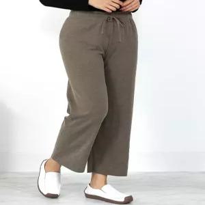 [모슬린]엄마옷 면 기모 통바지 516FGH097 마담중년여성빅사이즈50대60대