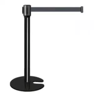 바리케이드 대기줄 통제선 2m 흑색 가림막봉 주차금지봉 안전봉 가이드라인봉 벨트차단봉