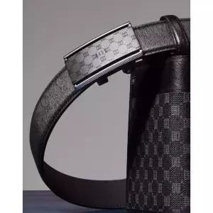 닥스 ACC 선물포장쇼핑백동봉 블랙 DD패턴 무광버클 소가죽 자동벨트 DBBE4F711