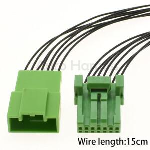 1개 7P 자동차 후방 거울 미봉인 소켓 와이어 포함 ACS 센서 배선 케이블 커넥터 IL-AG5-7S-S3C1