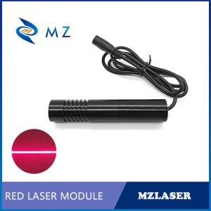 레드 라인 레이저 다이오드 모듈 고휘도 D22mm 660nm 200mW 5V 110도 브래킷 및 어댑터 포함