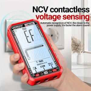 ANENG 620C 6000 카운트 디지털 스마트 멀티미터 트랜지스터 테스터 전기 커패시턴스 측정기 옴 다이오드