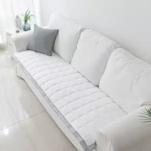 뉴크레용 냉감 쇼파패드 4인용 65x240cm 화이트 여름 소파 커버 덮개 (WFJ5QE9)