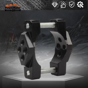 바이크 오토바이 스텐트 32-54mm 브래킷 핸들 바 범퍼 클램프 보조 스포트라이트 헤드 라이트 마운트 클립