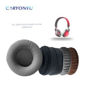 [호환품]Jabra Move 무선 온이어 헤드폰용 CARYONYU 교체용 이어패드 두꺼운 메모리 폼 쿠션 귀마개