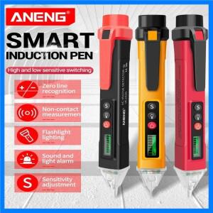 ANENG 12-1000V 스마트 유도 펜 VC1010 AC/DC 전압 검출기 비접촉 유도 브레이크 포인트 검출 테스터 도구