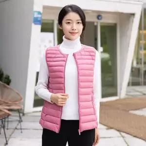 엄마옷 웰론 지퍼 패딩 조끼 1GHJ24554 중년여성 마담 60 70대  빅사이즈 할머니