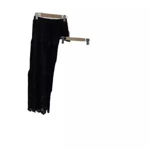 여성 쉬폰 스커트 레이스 기모 겨울 허리 밴딩 롱 DUCHI4