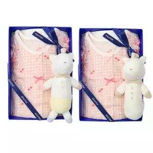 갤러리아 (쌍둥이출산,,백일,돌내의세트)츄르내의두벌+말딸랑이세트(A1A-1038