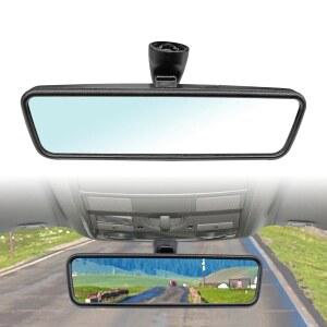 [미국배송] 폭스바겐 보라 1999-2005 파사트 1998-2011 랍비 2006-2009와 호환되는 플레우스 블랙 인테리어 백미러 3C0857511 3B0857511H 3B0857511G 18D 857 511을 대체합니다