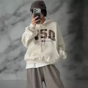 [옷자락]여성 카모캔버스 퍼프소매 후드티