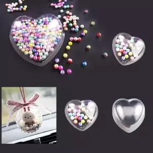 방과후우드파츠 실속있는 다양한색상 대용량나무비즈 장식 하트 소 10p (WFJ6FPJ)