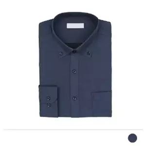 [모로엠]네이비 카라 버튼 셔츠 ON-SHA-QWFL93W2