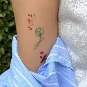 붙이는 판박이 미니 타투스티커 나비B (WFJ6HYY)