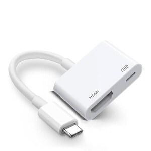 [미국배송] 아이폰호환 15/16용 애플호환 MFI 인증 USB C TO HDMI 어댑터 4K@60HZ 애플호환 PRO/AIR용 100W PD가 포함된 디지털 AV 변환기 아이패드호환 PRO IMAC 삼성제품호환 S25/S24 SURFACE XPS