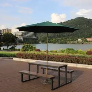 야외 파라솔 벤치 옥외용 관공서 공원 탁자 정원 카페 테이블 세트