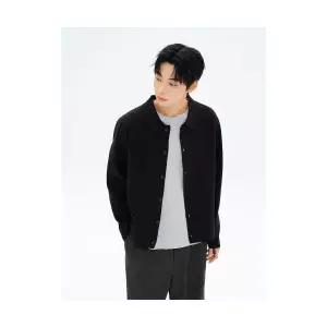 [국내매장정품] 에잇세컨즈 8SECONDS 밀라노 칼라 버튼 가디건 카디건 블랙 22585A15 176029