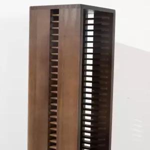 우드 스탠드형 CD 정리함 보관함 콘솔 진열장 거치대