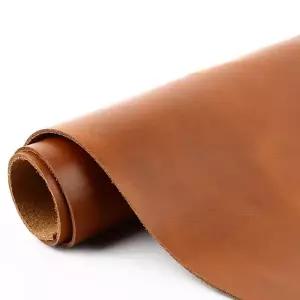 인조가죽시트지 가죽 수선패치 오일 왁스 크레이지 호스 브라운 소가죽 탑 레이어 천연 소재 레트로 복고풍