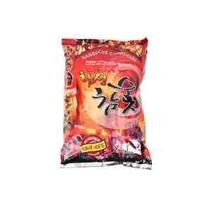 화성 참숯 레드 1P 봉투형 캠핑 펜션 바베큐 구이 숯 숯차콜 캠핑용품 숯불