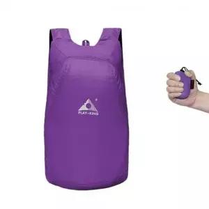 플레이킹 초경량 폴딩 백팩(퍼플)휴대용 접이식백팩